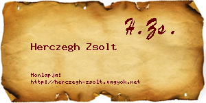 Herczegh Zsolt névjegykártya